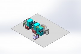 冲压线机器人上下料方案