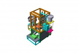 多转盘多工位螺栓锁紧设备（全自动送料锁螺丝机）