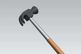 用UG如何绘制一个羊角锤，