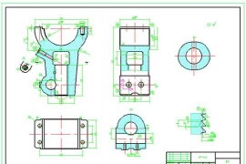 用Pro/E软件设计叉座零件的钻孔夹具建模过程与爆炸图生成