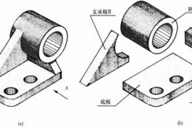 机械制图教程-(4.2)组合体投影图的画法（图文教程）