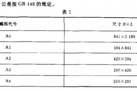机械制图——基础标准