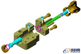 典型机械零部件制图实例-溢流阀