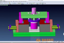 斜楔式侧向冲孔模具