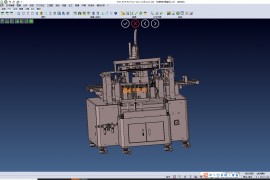快速物料摆盘机模型