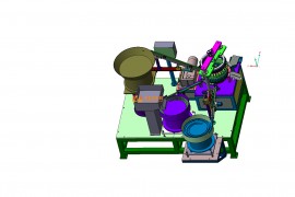 凸轮机构式瓶盖组装机