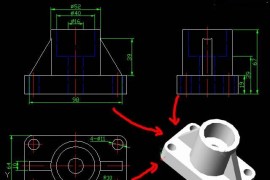 用AutoCAD二维平面图建立三维模型（图文教程）