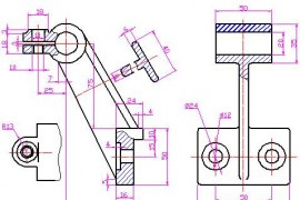 AutoCAD三维建模实例教程-支架零件建模（图文教程）
