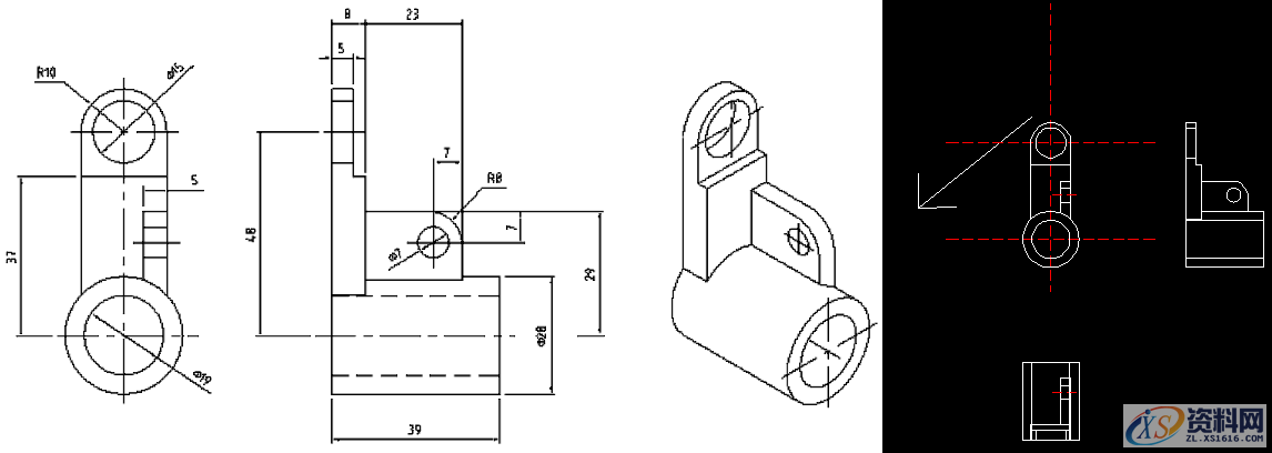 CAD机械制图技巧口诀,建议收藏!,投影,口诀,直线,剖面,视图,第1张 CAD机械制图技巧口诀,建议收藏!,投影,口诀,直线,剖面,视图,第1张