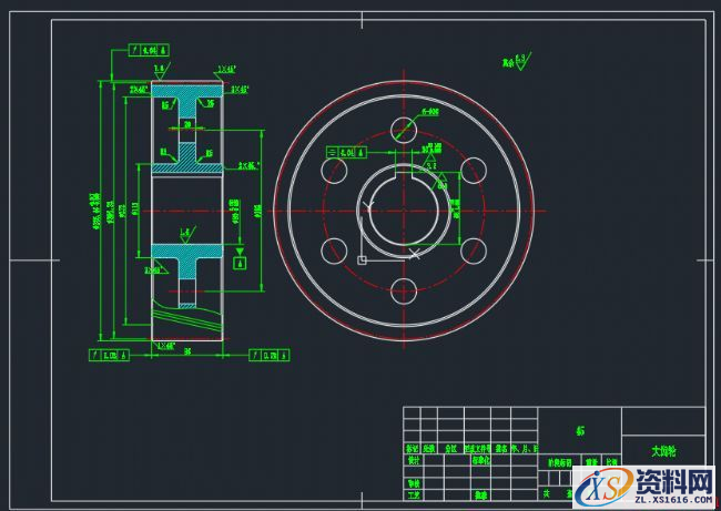 AutoCAD2018绘制齿轮零件图(图文教程),绘制,齿轮,齿根,实线,分度,第4张 AutoCAD2018绘制齿轮零件图(图文教程),AutoCAD2018绘制齿轮零件图,绘制,齿轮,齿根,实线,分度,第4张