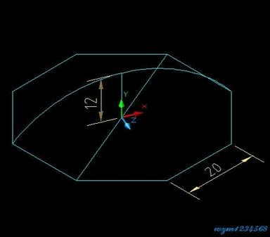 AutoCAD教程_雨伞(图文教程),如图,八边形,圆弧,曲面,边界,第4张 AutoCAD教程_雨伞(图文教程),AutoCAD教程_雨伞,如图,八边形,圆弧,曲面,边界,第4张