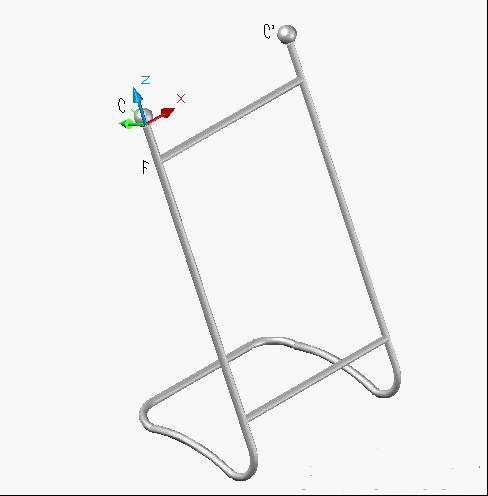 AutoCAD教程:三维公告牌制作(图文教程),单击,绘制,拉伸,命令,视图,第7张 AutoCAD教程:三维公告牌制作(图文教程),AutoCAD教程:三维公告牌制作,单击,绘制,拉伸,命令,视图,第7张