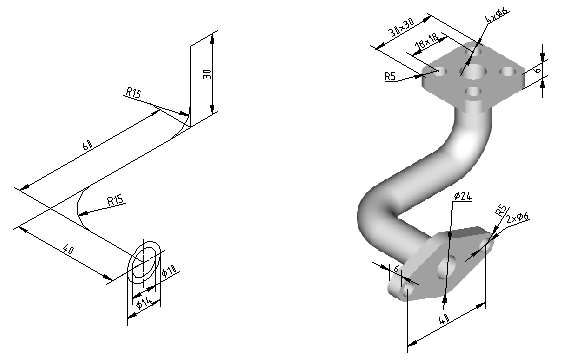 CAD绘图技能实训(十)绘制三维实体模型(图文教程),三维,绘制,实体,模型,实验,第1张 CAD绘图技能实训(十)绘制三维实体模型(图文教程),CAD绘图技能实训(十)绘制三维实体模型,三维,绘制,实体,模型,实验,第1张