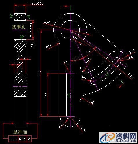 AutoCAD绘制二维零件图实例教程(图文教程),二维,教程,绘制,零件,实例,第1张 AutoCAD绘制二维零件图实例教程(图文教程),AutoCAD绘制二维零件图实例教程,二维,教程,绘制,零件,实例,第1张