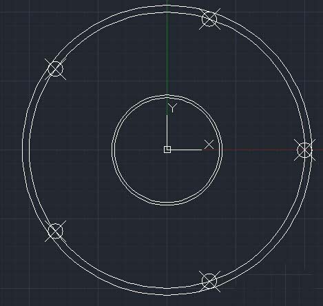 中望CAD如何绘制轮盘平面图(图文教程),平面图,绘制,教程,第3张 中望CAD如何绘制轮盘平面图(图文教程),CAD如何绘制轮盘平面图,平面图,绘制,教程,第3张