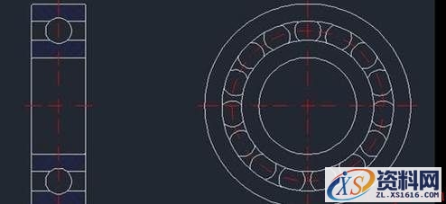 中望CAD画深沟球轴承技巧(图文教程),技巧,教程,第7张 中望CAD画深沟球轴承技巧(图文教程),CAD画深沟球轴承技巧,技巧,教程,第7张