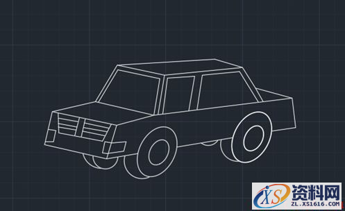 CAD绘制汽车简笔画（图文教程）,CAD怎么画汽车平面图,绘制,教程,第9张