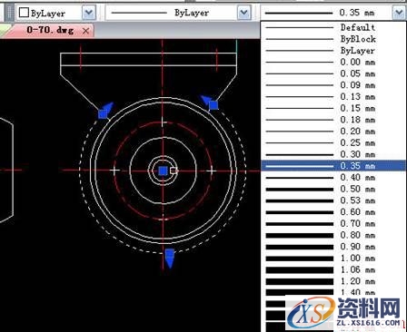CAD如何控制图形的打印线宽(图文教程),图形,控制,打印,教程,第2张 CAD如何控制图形的打印线宽(图文教程),CAD如何控制图形的打印线宽,图形,控制,打印,教程,第2张