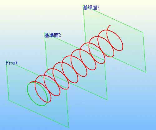 变形弹簧的画法(图文教程),曲面,面上,第2张 变形弹簧的画法(图文教程),变形弹簧的画法,曲面,面上,第2张