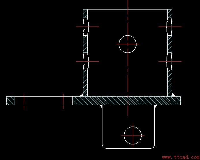 建模时如何结合Pro/E软件和CAXA软件绘制连接件工程图,软件,建模,绘制,第5张 建模时如何结合Pro/E软件和CAXA软件绘制连接件工程图,利用Pro/E软件和CAXA软件绘制连接件工程图(附图纸),软件,建模,绘制,第5张