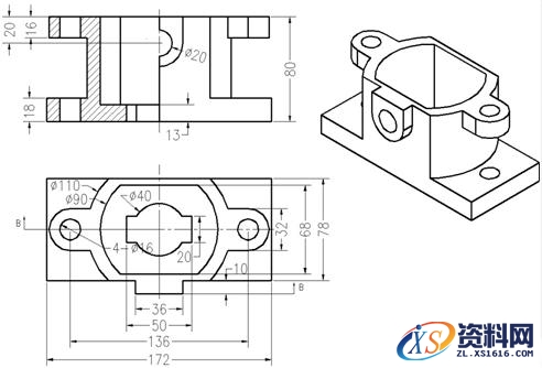 各种CAXA二维截面轮廓的绘制练习图,二维,绘制,第12张 各种CAXA二维截面轮廓的绘制练习图,CAXA练习图,二维,绘制,第12张