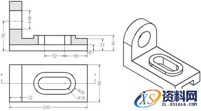 各种CAXA二维截面轮廓的绘制练习图,二维,绘制,第7张 各种CAXA二维截面轮廓的绘制练习图,CAXA练习图,二维,绘制,第7张