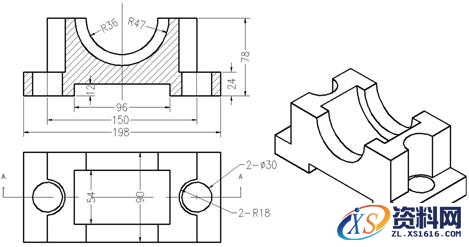各种CAXA二维截面轮廓的绘制练习图,二维,绘制,第9张 各种CAXA二维截面轮廓的绘制练习图,CAXA练习图,二维,绘制,第9张