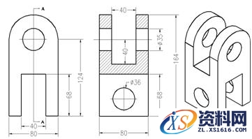各种CAXA二维截面轮廓的绘制练习图,二维,绘制,第5张 各种CAXA二维截面轮廓的绘制练习图,CAXA练习图,二维,绘制,第5张