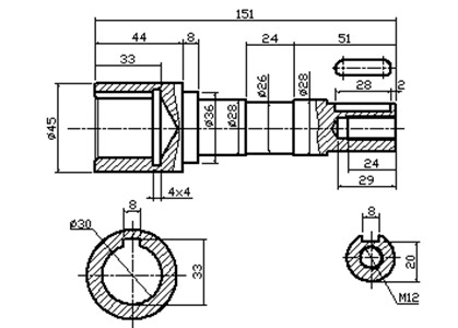 浩辰CAD2011机械_(16)孔工具功能应用(图文教程),如图,我们,绘制,倒角,第1张 浩辰CAD2011机械_(16)孔工具功能应用(图文教程),浩辰CAD2011机械_(16)孔工具功能应用,如图,我们,绘制,倒角,第1张