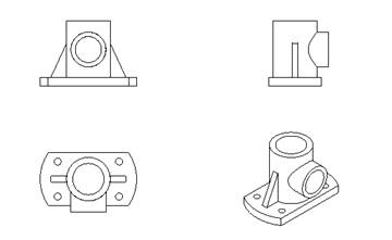 CAXA基础实例教程-3.工程图生成(图文教程),选择,图纸,视图,对话框,主视图,第4张 CAXA基础实例教程-3.工程图生成(图文教程),CAXA基础实例教程-3.工程图生成,选择,图纸,视图,对话框,主视图,第4张