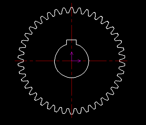 CAXA中如何绘制齿形(图文教程),绘制,教程,第5张 CAXA中如何绘制齿形(图文教程),CAXA中如何绘制齿形,绘制,教程,第5张