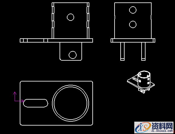 利用Pro/E软件和CAXA软件绘制连接件工程图(附图纸)(图文教程) ...,标注,二维,序号,零件,第3张 利用Pro/E软件和CAXA软件绘制连接件工程图(附图纸)(图文教程) ...,利用Pro/E软件和CAXA软件绘制连接件工程图(附图纸),标注,二维,序号,零件,第3张