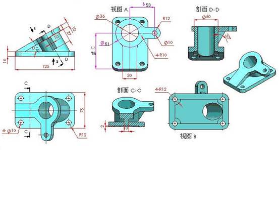 UGNX各版本通用新手三维建模练习题(图文教程),三维,建模,第5张 UGNX各版本通用新手三维建模练习题(图文教程),UGNX各版本通用新手三维建模练习题,三维,建模,第5张