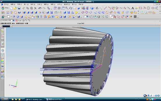 UG中斜齿轮建模方法（图文教程）,UG中斜齿轮建模方法,如图,圆心,直线,第25张