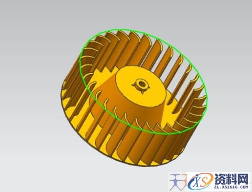 UG建模之离心风扇(图文教程),建模,教程,第11张 UG建模之离心风扇(图文教程),UG建模之离心风扇,建模,教程,第11张