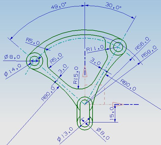 UG草绘练习图(图文教程),教程,第23张 UG草绘练习图(图文教程),UG草绘练习图,教程,第23张
