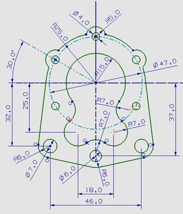 UG草绘练习图(图文教程),教程,第22张 UG草绘练习图(图文教程),UG草绘练习图,教程,第22张