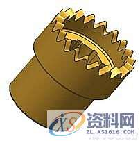 用UGNX4.0快速绘制波浪形棘轮设计教程,曲线,第1张 用UGNX4.0快速绘制波浪形棘轮设计教程,曲线,第1张