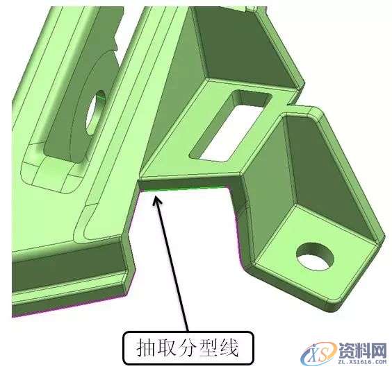 UG NX教程:汽车模高低落差位的分模处理技巧,实体,培训,设计培训,拉伸,第3张 UG NX教程:汽车模高低落差位的分模处理技巧,实体,培训,设计培训,拉伸,第3张