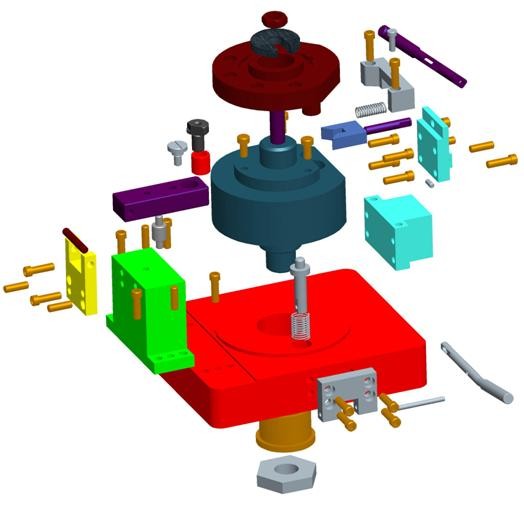 用Pro/E软件设计叉座零件的钻孔夹具建模过程与爆炸图生成,三维,装配,建模,零件,第11张 用Pro/E软件设计叉座零件的钻孔夹具建模过程与爆炸图生成,用Pro/E软件设计一种叉座零件的钻孔夹具,三维,装配,建模,零件,第11张