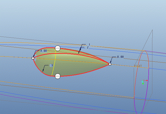 Pro/E软件创建飞机模型操作步骤,单击,如图,曲面,完成,第30张 Pro/E软件创建飞机模型操作步骤,Pro/E软件创建飞机模型,单击,如图,曲面,完成,第30张