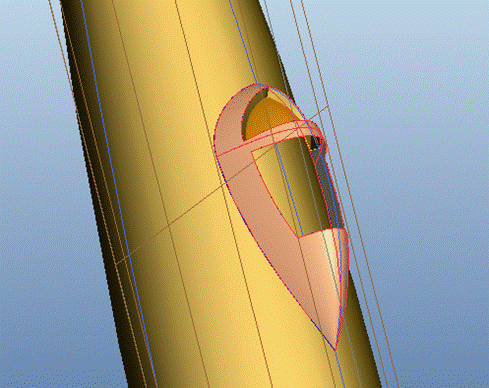 Pro/E软件创建飞机模型操作步骤,单击,如图,曲面,完成,第66张 Pro/E软件创建飞机模型操作步骤,Pro/E软件创建飞机模型,单击,如图,曲面,完成,第66张