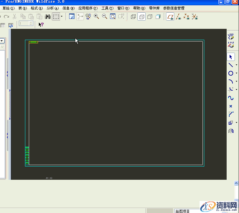 PROE建模及工程图,标题栏,明细表,格式使用方法(图文教程),设置,文件,模板,参数,格式,第8张 PROE建模及工程图,标题栏,明细表,格式使用方法(图文教程),设置,文件,模板,参数,格式,第8张