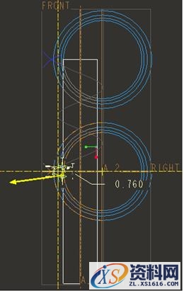 Pro/E渐开线圆柱蜗杆教程(图文教程),直径,如图,第8张 Pro/E渐开线圆柱蜗杆教程(图文教程),Pro/E渐开线圆柱蜗杆教程,直径,如图,第8张