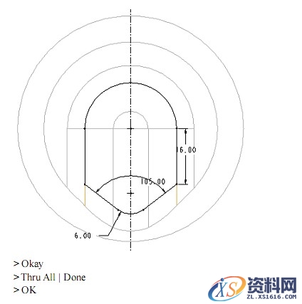Pro/E瓶盖建模教程（图文教程）,Pro/E瓶盖建模教程,平面,剖面,第11张