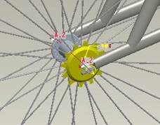 Pro/E软件设计自行车(图文教程),单击,造型,选择,装配,第25张 Pro/E软件设计自行车(图文教程),Pro/E软件设计自行车,单击,造型,选择,装配,第25张