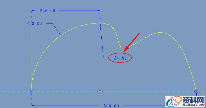 Pro/E样条曲线标注尺寸方法(图文教程),标注,曲线,半径,第5张 Pro/E样条曲线标注尺寸方法(图文教程),Pro/E样条曲线标注尺寸方法,标注,曲线,半径,第5张