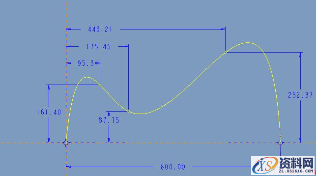 Pro/E样条曲线标注尺寸方法(图文教程),标注,曲线,半径,第2张 Pro/E样条曲线标注尺寸方法(图文教程),Pro/E样条曲线标注尺寸方法,标注,曲线,半径,第2张