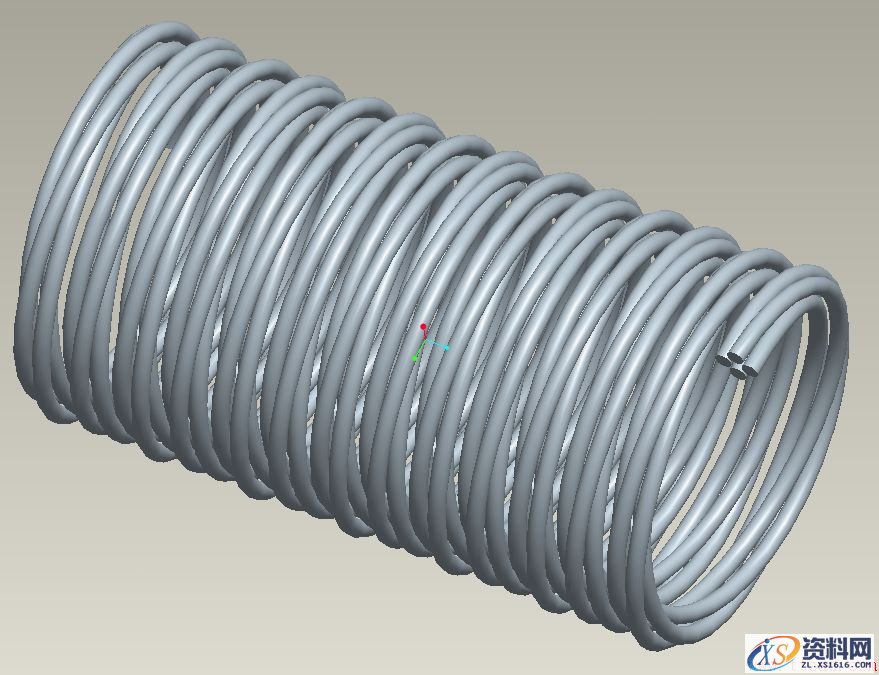 Pro/E中trajpar函数妙用及螺旋电缆创建(图文教程),绘制,第12张 Pro/E中trajpar函数妙用及螺旋电缆创建(图文教程),Pro/E中trajpar函数妙用及螺旋电缆创建,绘制,第12张
