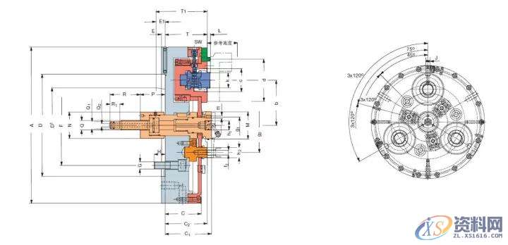 不同卡盘夹紧力、转速的同台对比中实动力卡盘——完全密封，油浴润滑薄膜卡盘——HSK快换爪结构，自定心夹紧后拉式动力卡盘——用于外夹、短锥安装方式浮动卡盘——浮动卡爪，可更换定心件动力复合卡盘——伸缩卡爪，导向型楔心套,第4张